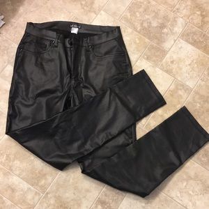 Brand new VENUS faux leather black pants - size 8